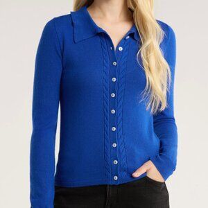 Voula Wool & Cashmere Cardigan